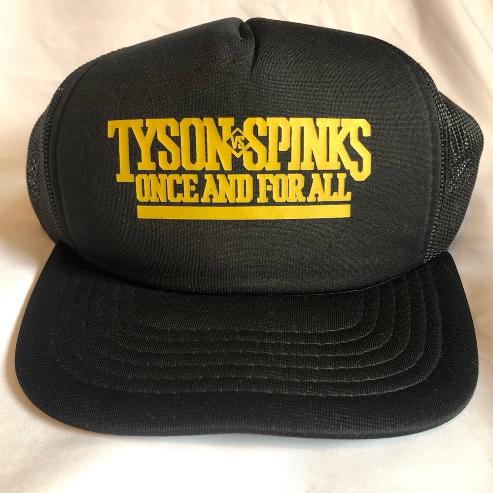 Vintage 1988 Mike Tyson Vs. Leon Spinks Trucker Hat | Snapback